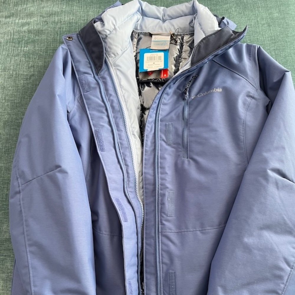 NWT Columbia Women's Nordic Point III Interchange Jacket (3-in 1) M